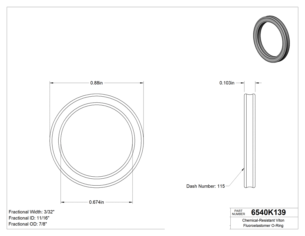 Technical drawing - 6540K139